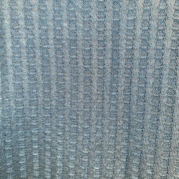 Chaser Women's Top L Thermal Tunic Top Teal Blue - Picture 4 of 5